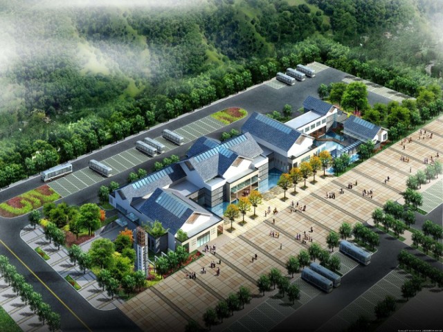 旅游生态景点工程案例效果图